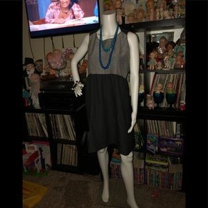 The Limited black and white polka dot dress